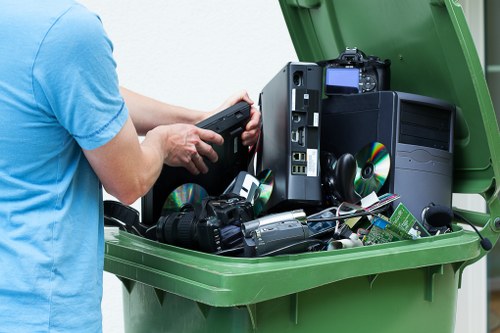 Sustainable waste management practices by EcoWaste Solutions