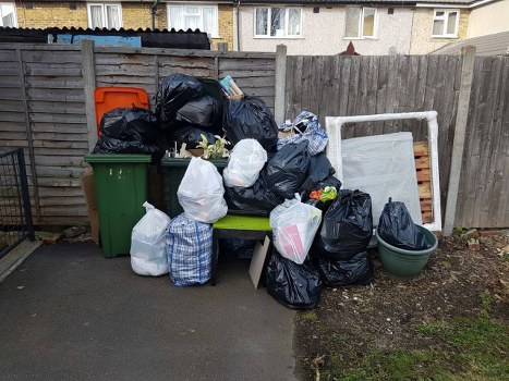Business professionals managing waste in Walthamstow office